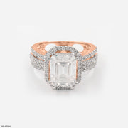 The Glacial Majesty Ring 9K Rose Gold