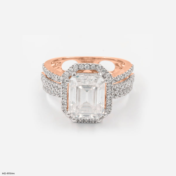 The Glacial Majesty Ring 18K Rose Gold