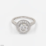 The Timeless Cluster Ring 9K White Gold
