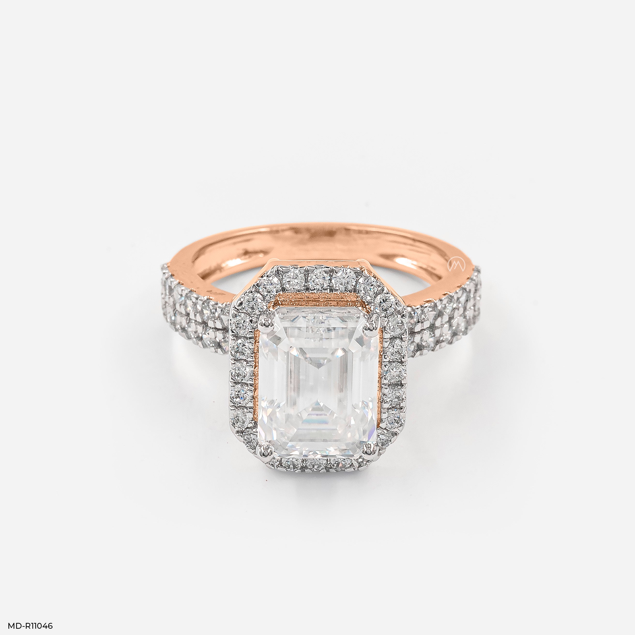 The Two-Tone Triumph Ring 14K Rose Gold