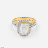The Two-Tone Triumph Ring 14K Yellow Gold