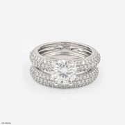 The Celestial Harmony Ring 14K White Gold