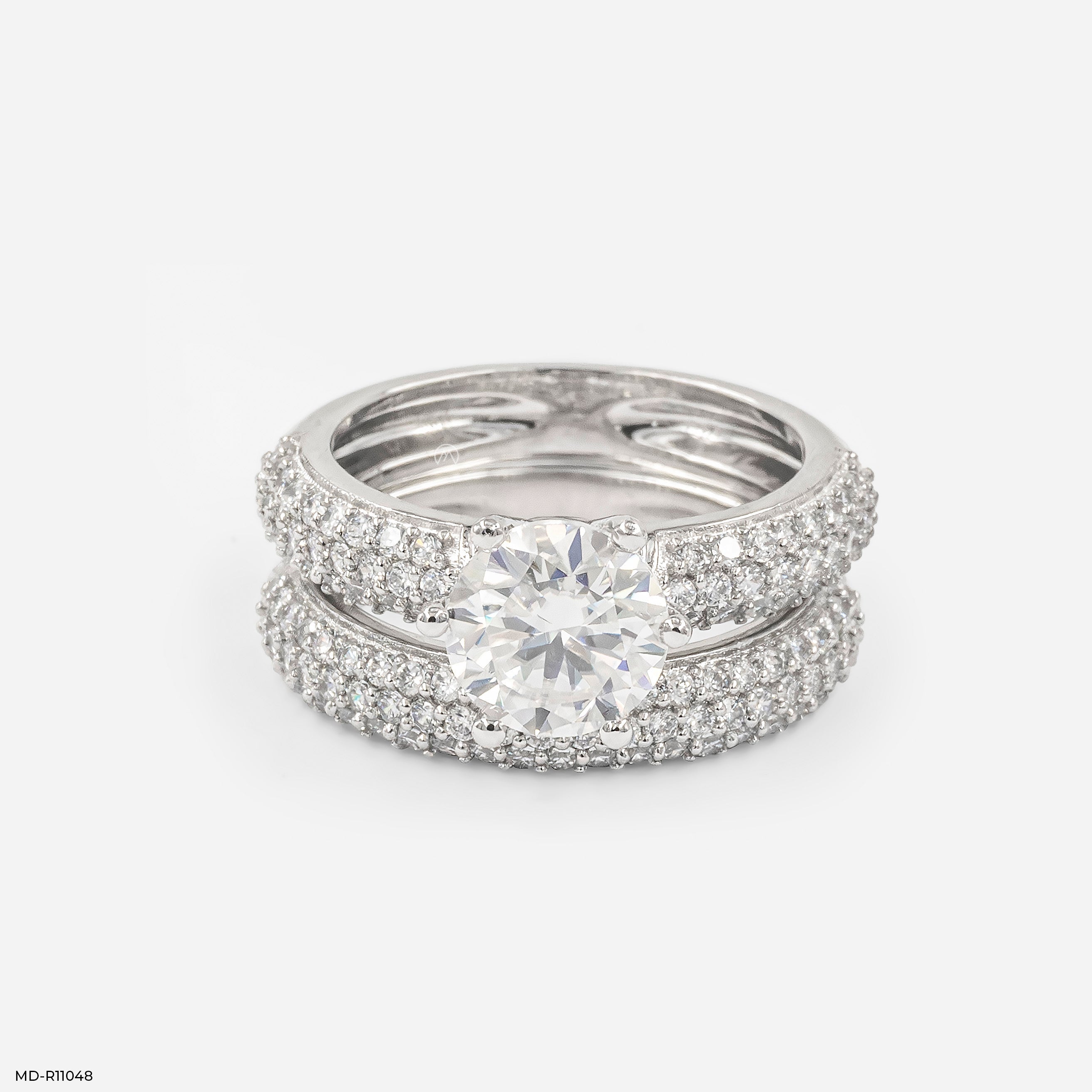 The Celestial Harmony Ring 9K White Gold