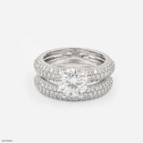The Celestial Harmony Ring 14K White Gold