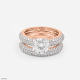 The Celestial Harmony Ring 14K White Gold