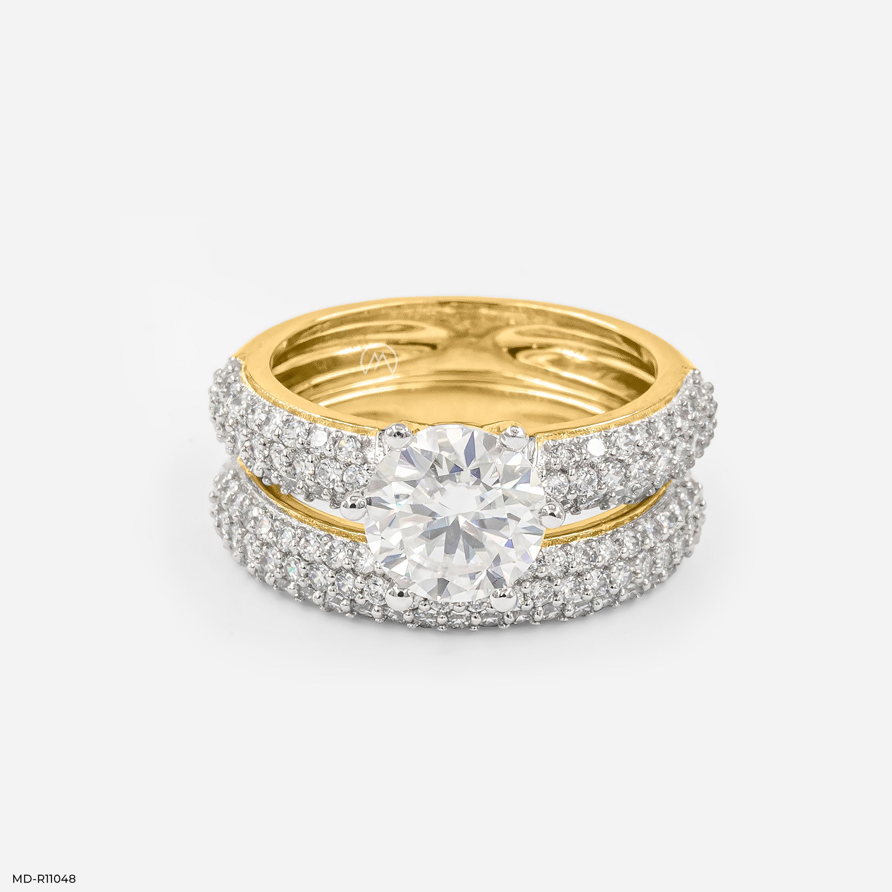 The Celestial Harmony Ring 18K Yellow Gold