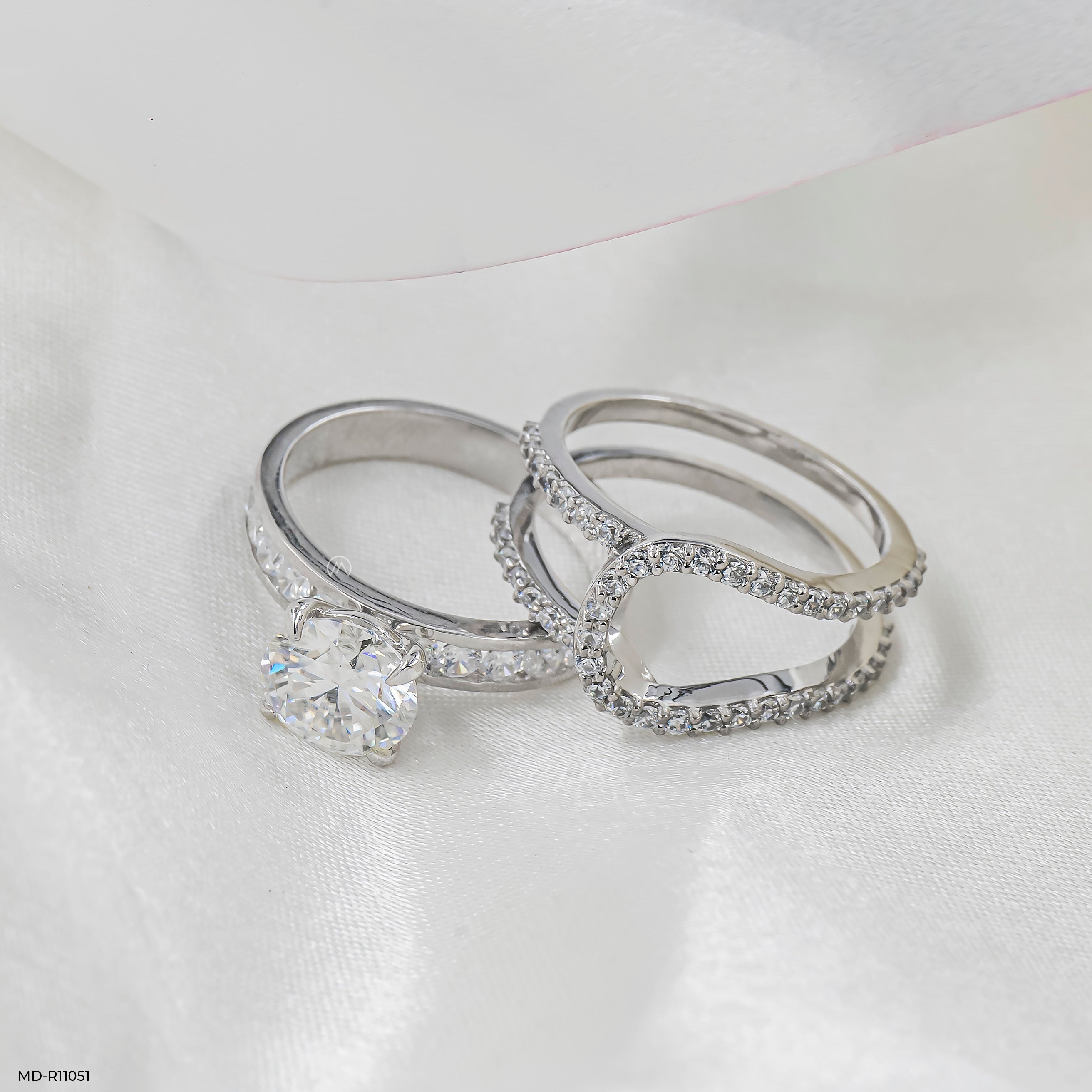 The Trinity Set Ring 14K Rose Gold