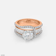 The Trinity Set Ring 14K Rose Gold