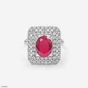 Royal Crimson Ring Platinum 950