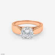 Solitaire Elegance Ring 14K Rose Gold