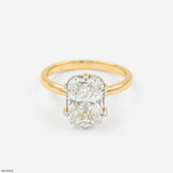 Modern Elegance Radiant Ring 14K Yellow Gold