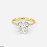 Luminous Oval Path Ring