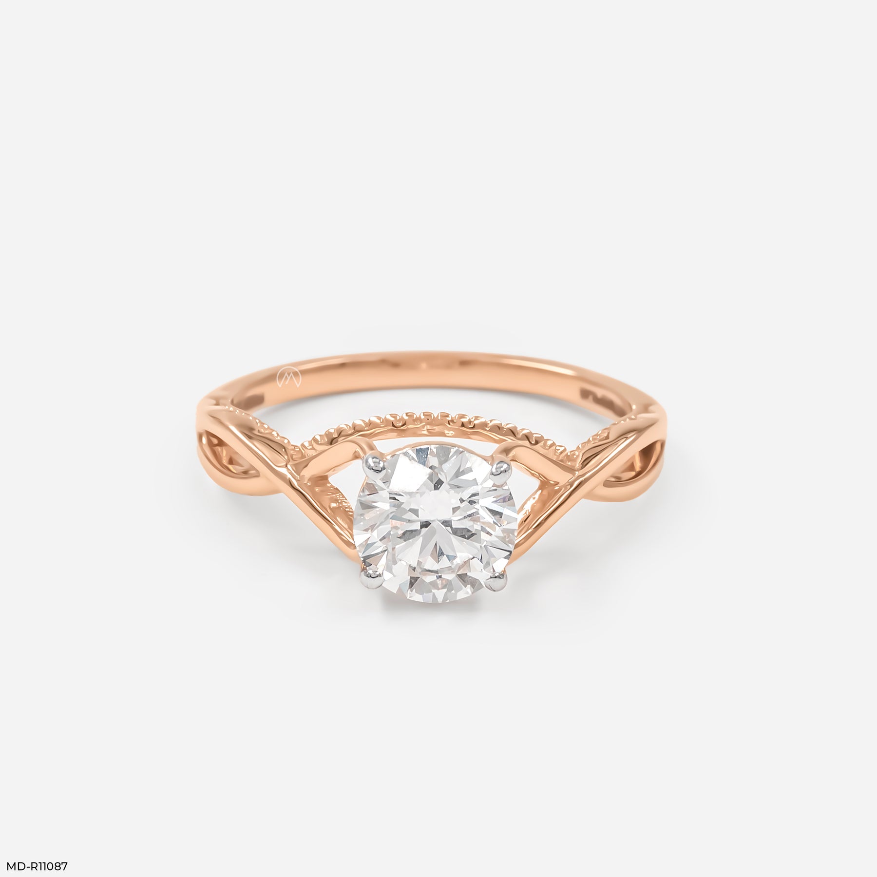 Destiny Knot Ring 9K Rose Gold