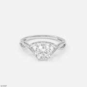 Destiny Knot Ring 9K White Gold