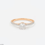 Eternal Sparkle Circle Ring 14K White Gold