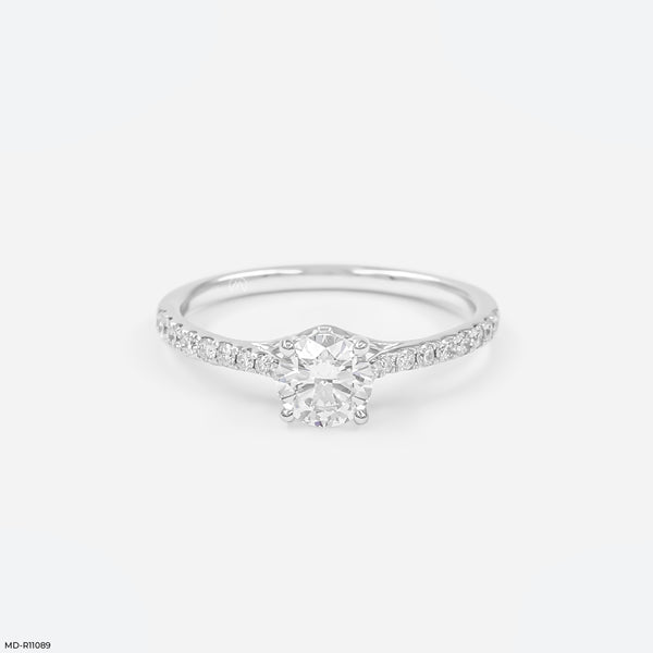 Eternal Sparkle Circle Ring Platinum 950