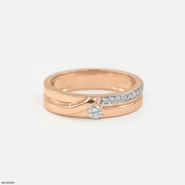 The Modern Twist Ring 14K Rose Gold