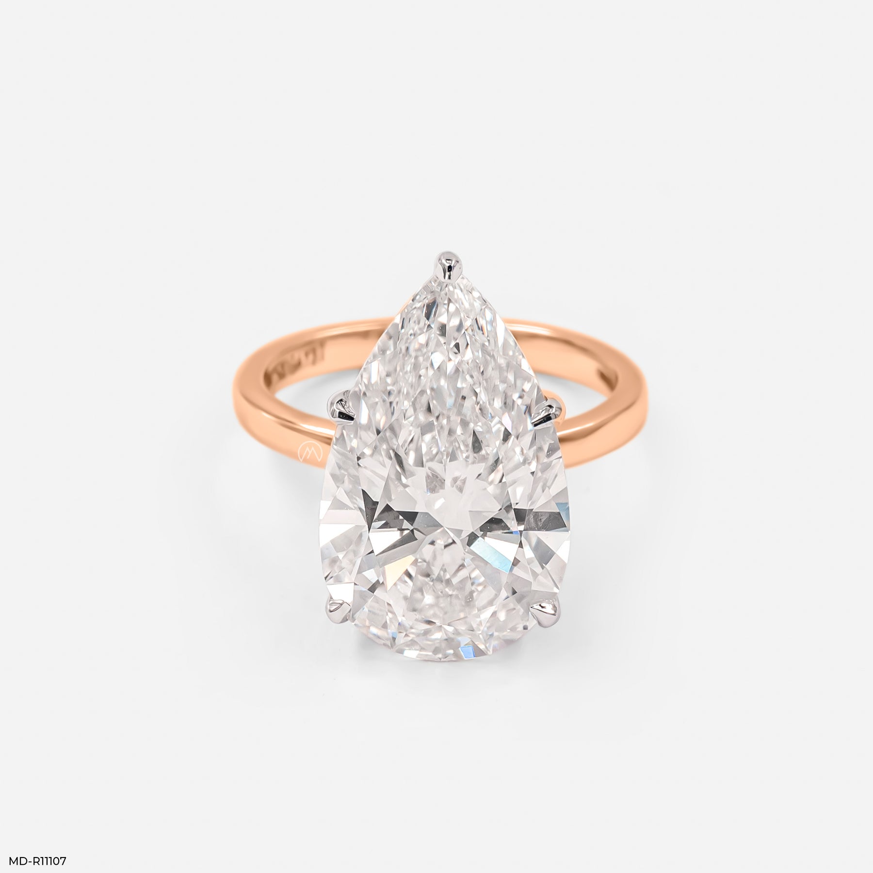 Enchanted Pear Branch Ring 14K Yellow Gold