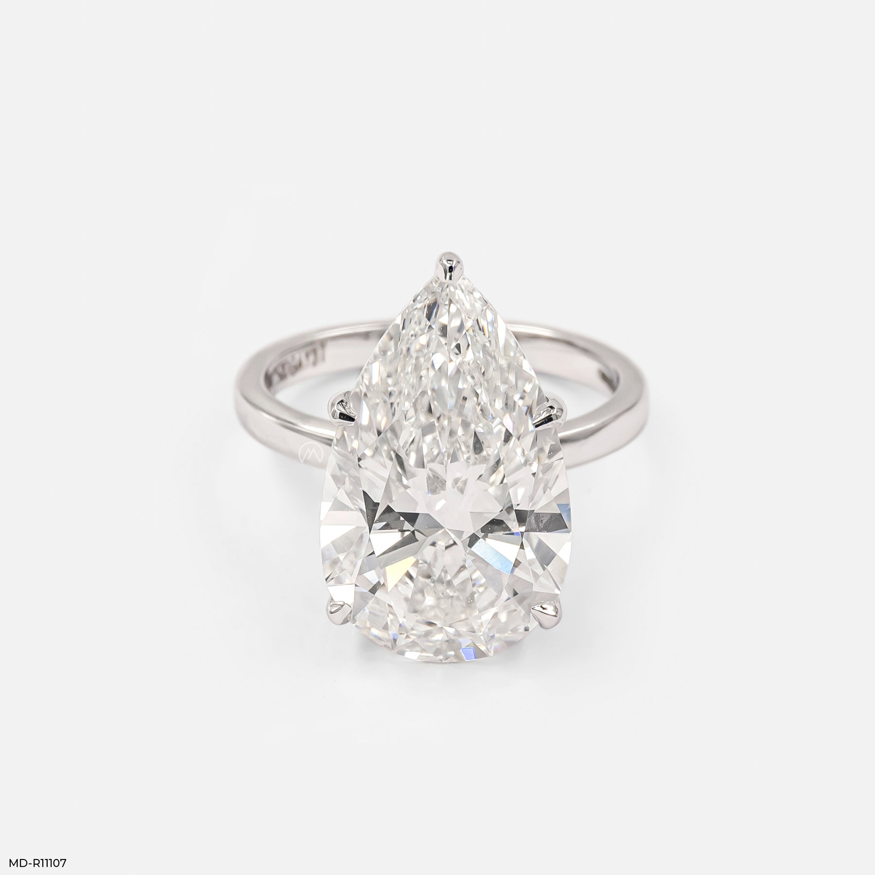 Enchanted Pear Branch Ring 14K Yellow Gold