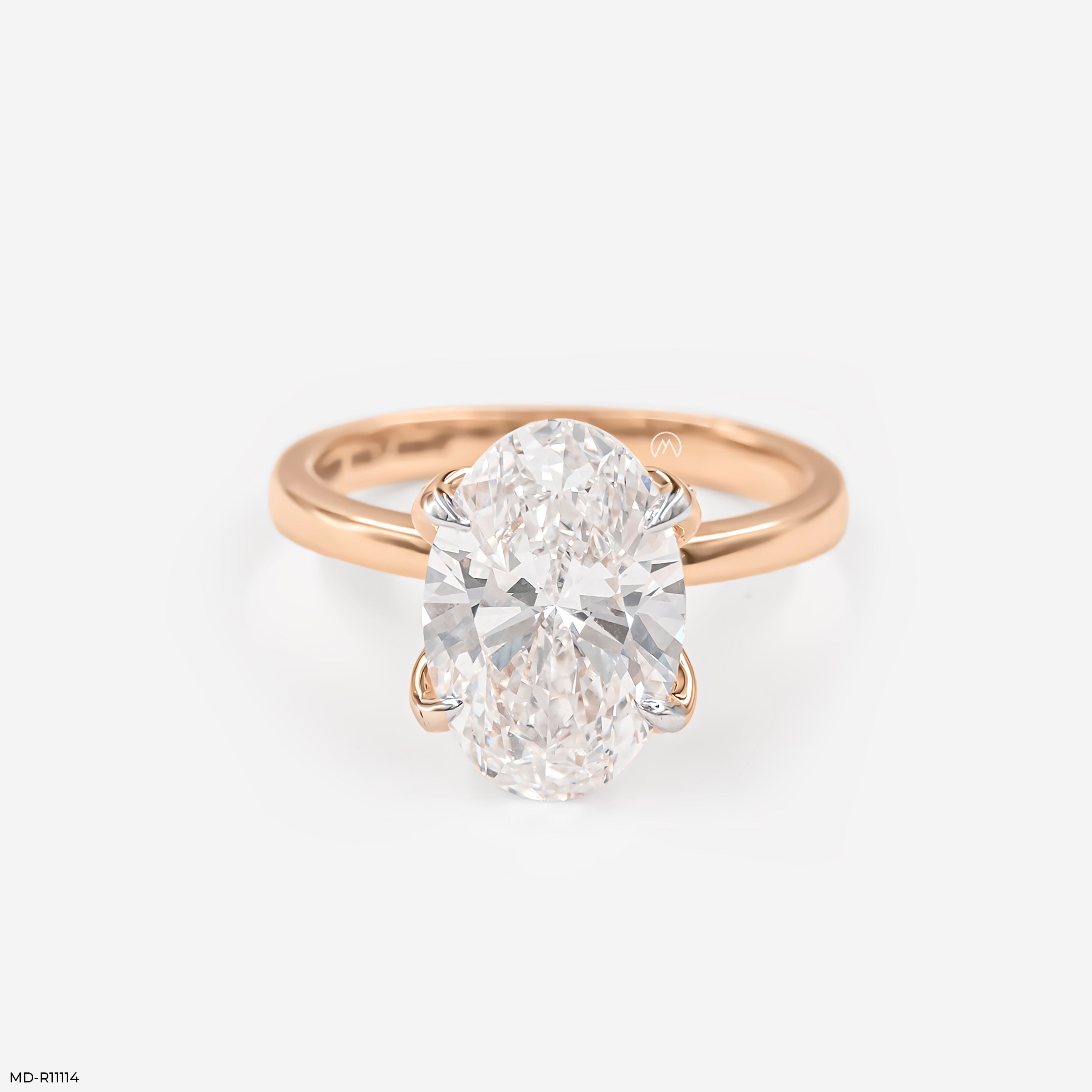 The Majestic Oval Solitaire Ring