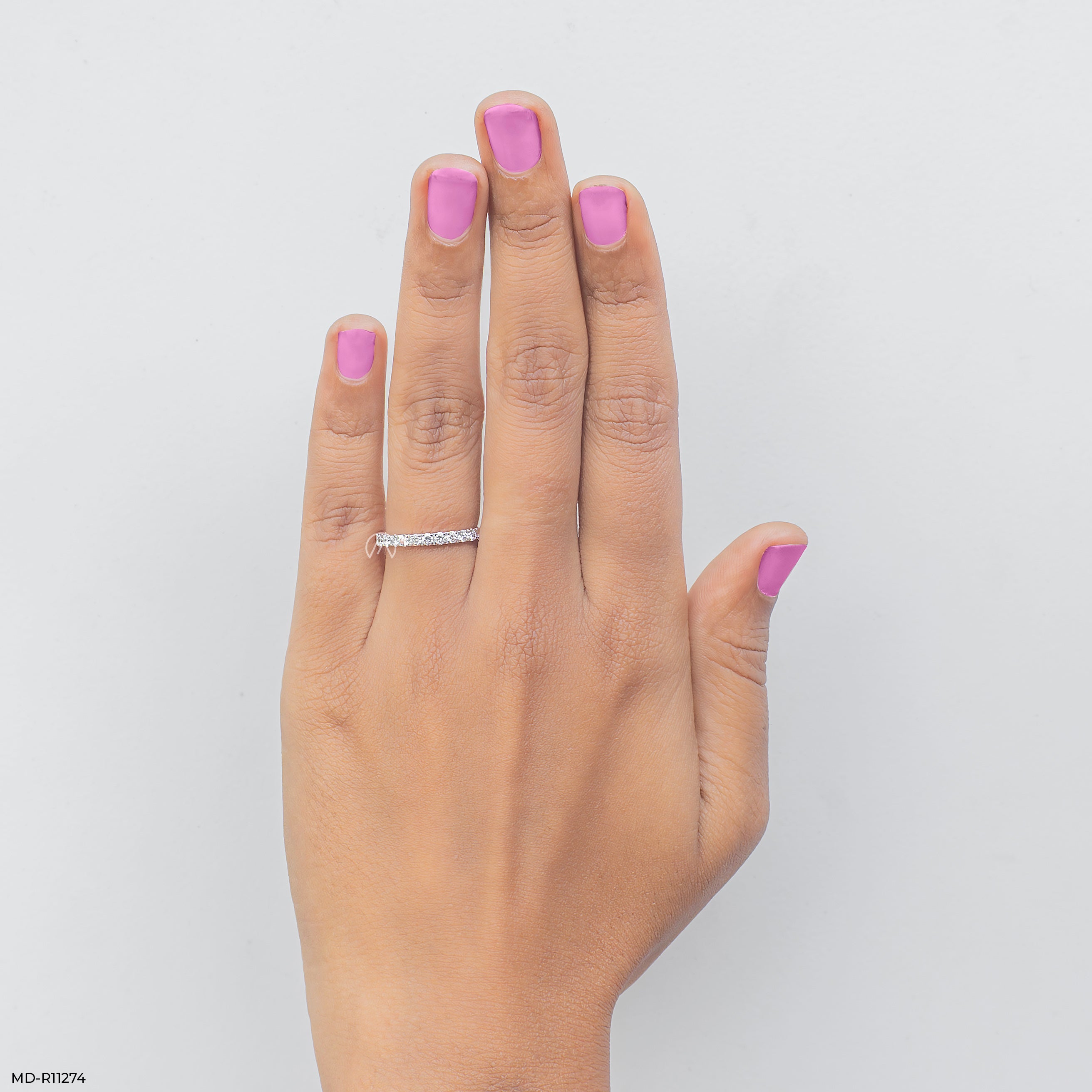 The Golden Eternity Band 9K Rose Gold