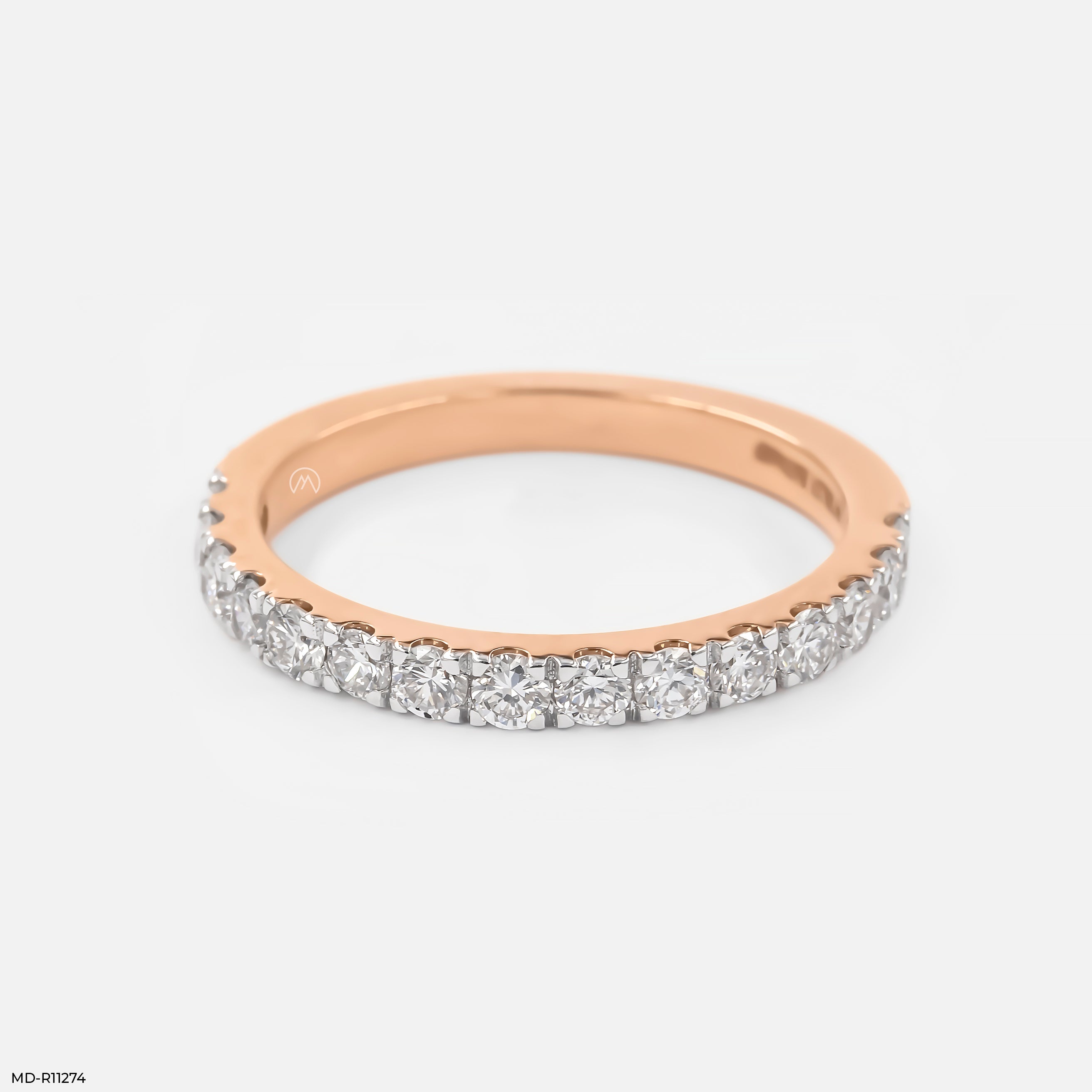 The Golden Eternity Band 9K Rose Gold
