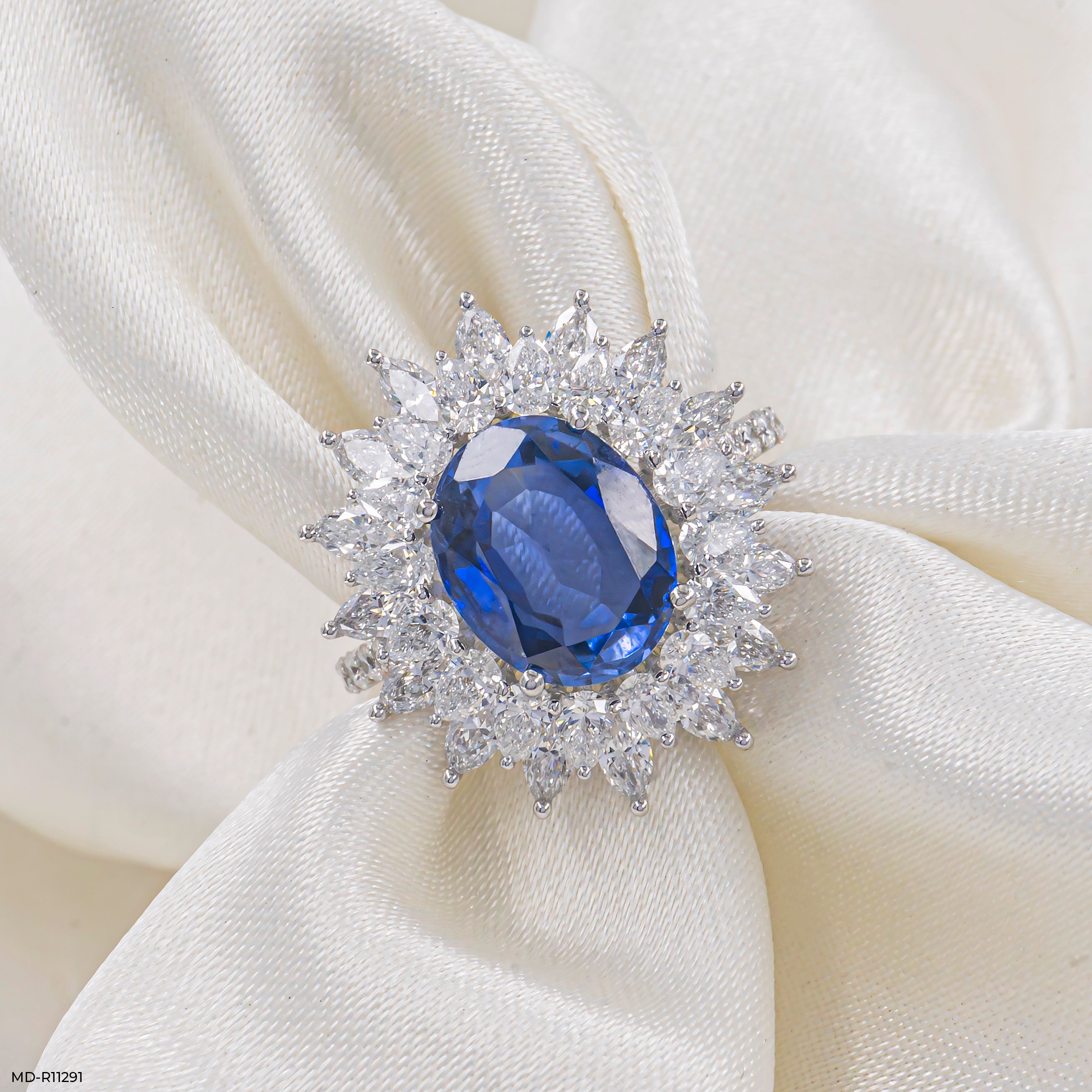 The Queen's Sapphire Ring 14K Rose Gold