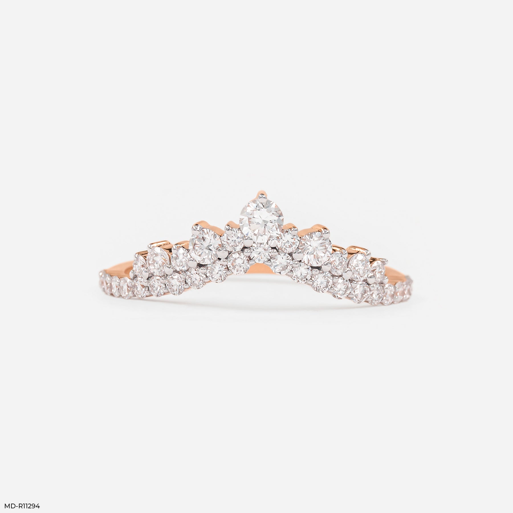 The Stackable Tiara Ring 9K White Gold