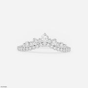 The Stackable Tiara Vanki Diamond Ring Platinum 950
