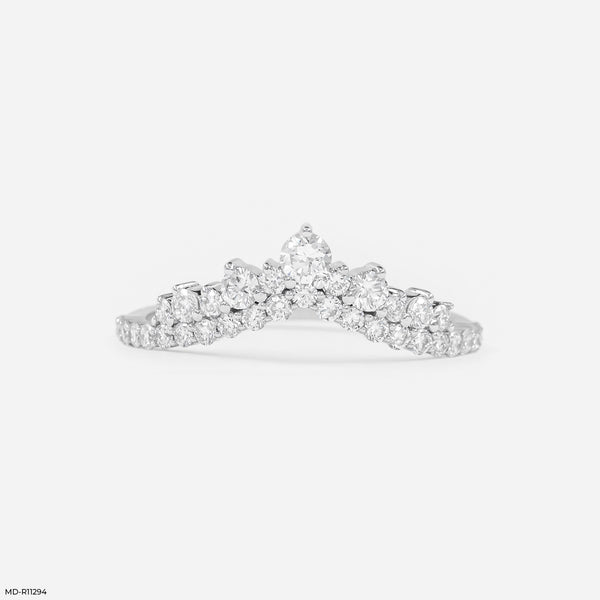 The Stackable Tiara Ring Platinum 950