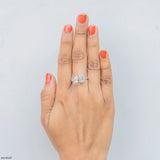 Interlude Toi Et Moi Diamond Rings 9K Yellow Gold