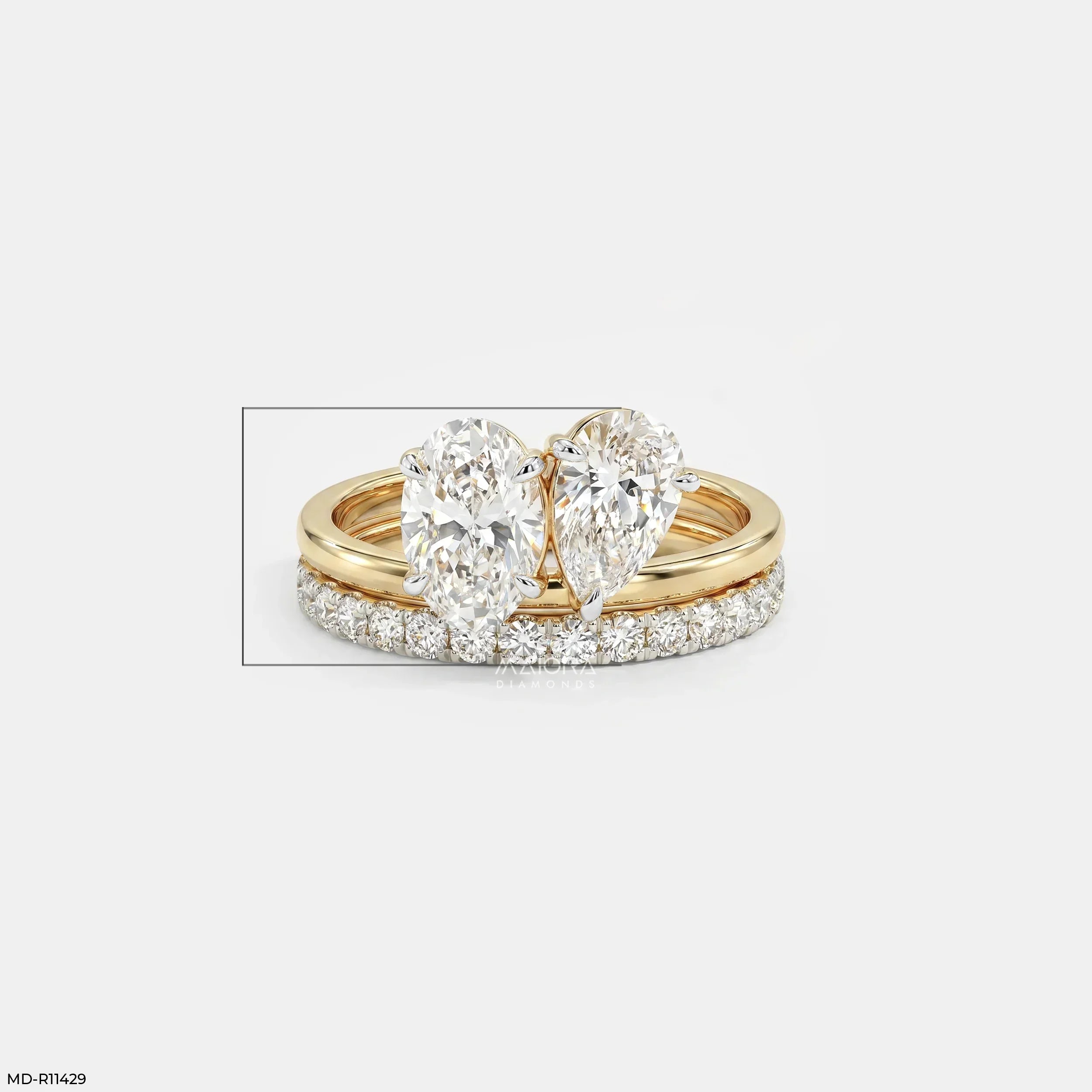 Twin Bond Toi Et Moi Diamond Ring