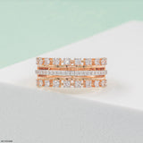 0.70 Carat Grand Architecture Ring 14K Rose Gold