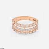 0.70 Carat Grand Architecture Ring 14K Rose Gold