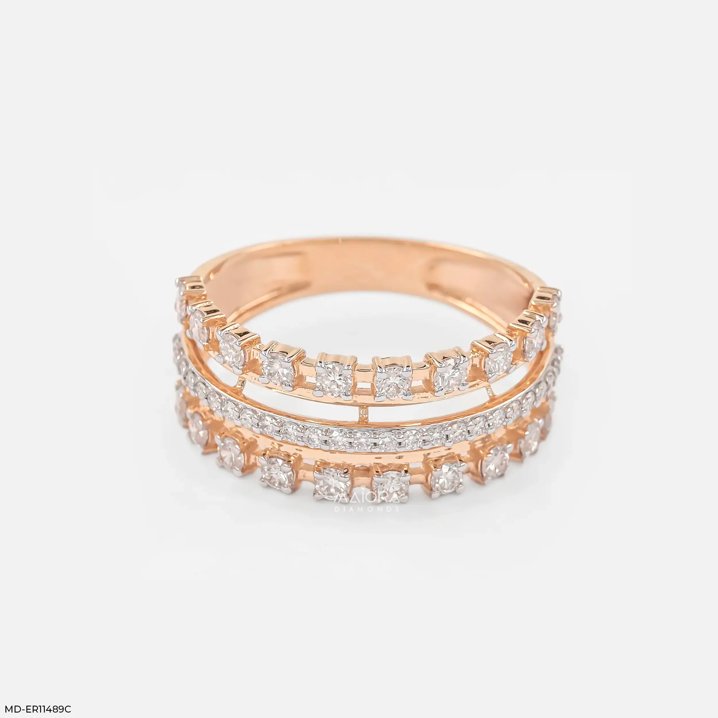 0.70 Carat Grand Architectural Ring