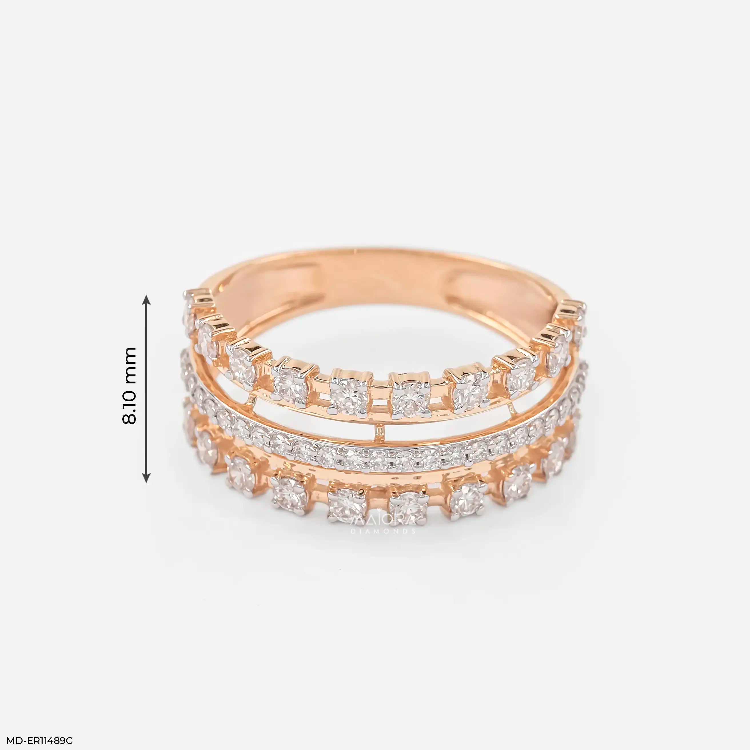 0.70 Carat Grand Architectural Ring