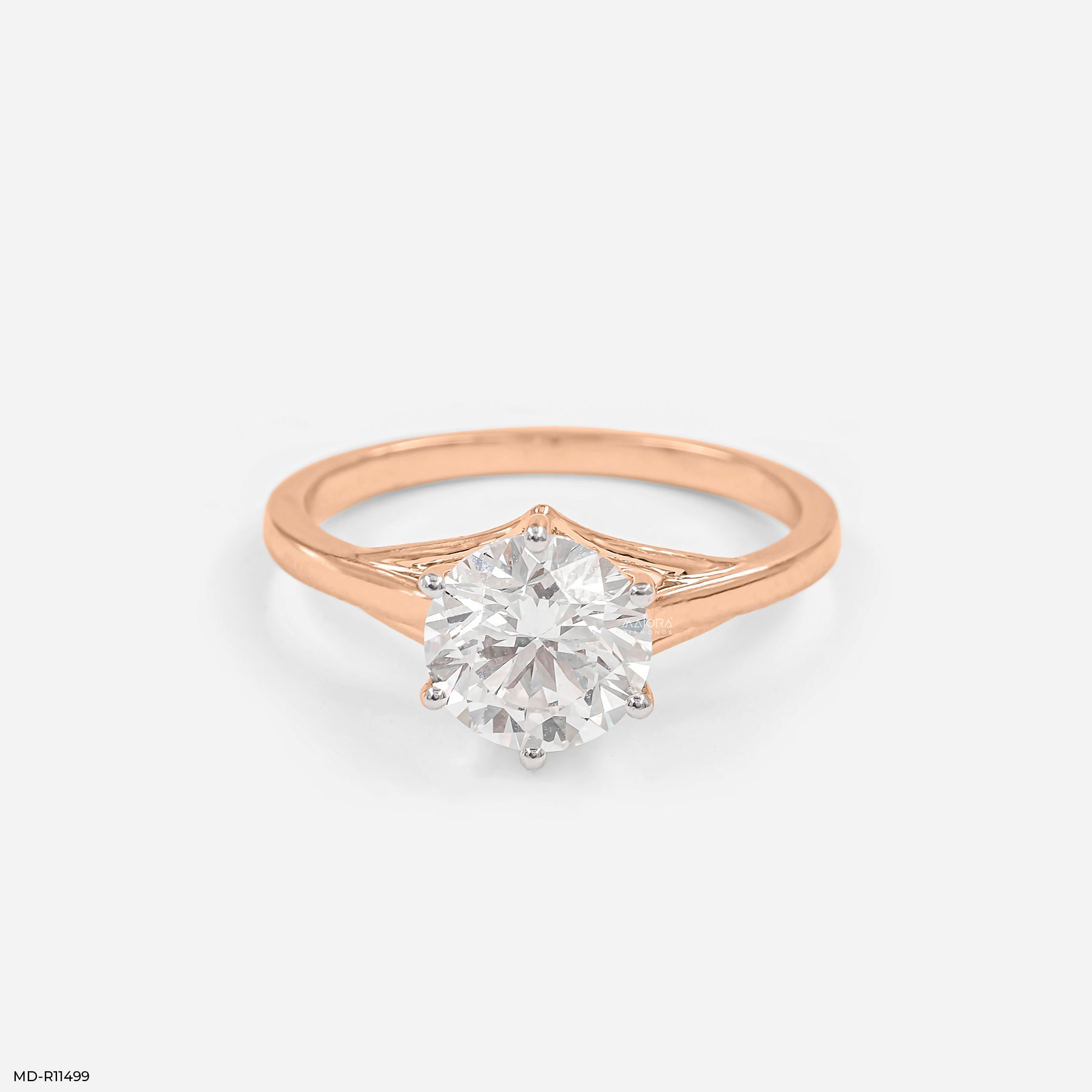 The Pure Radiance Ring 14K Rose Gold