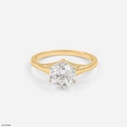 The Pure Radiance Ring 9K Yellow Gold