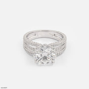 Crown Radiance Ring Platinum 950