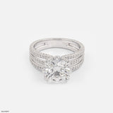 Crown Radiance Ring 14K White Gold