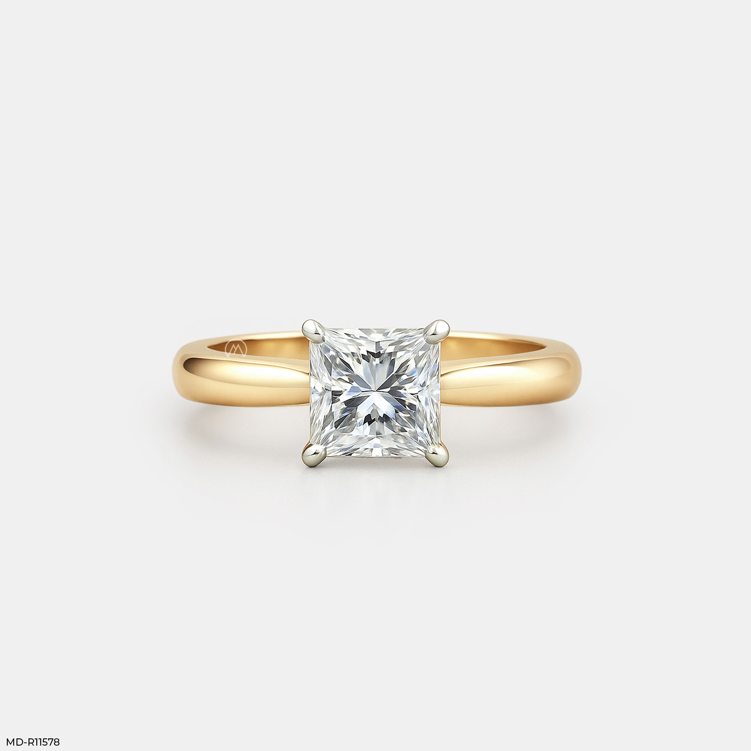 Princess Cut Solitaire Engagement Ring
