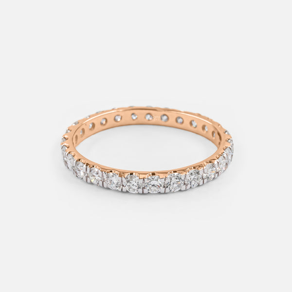 Full Eternity Band 18K Rose Gold