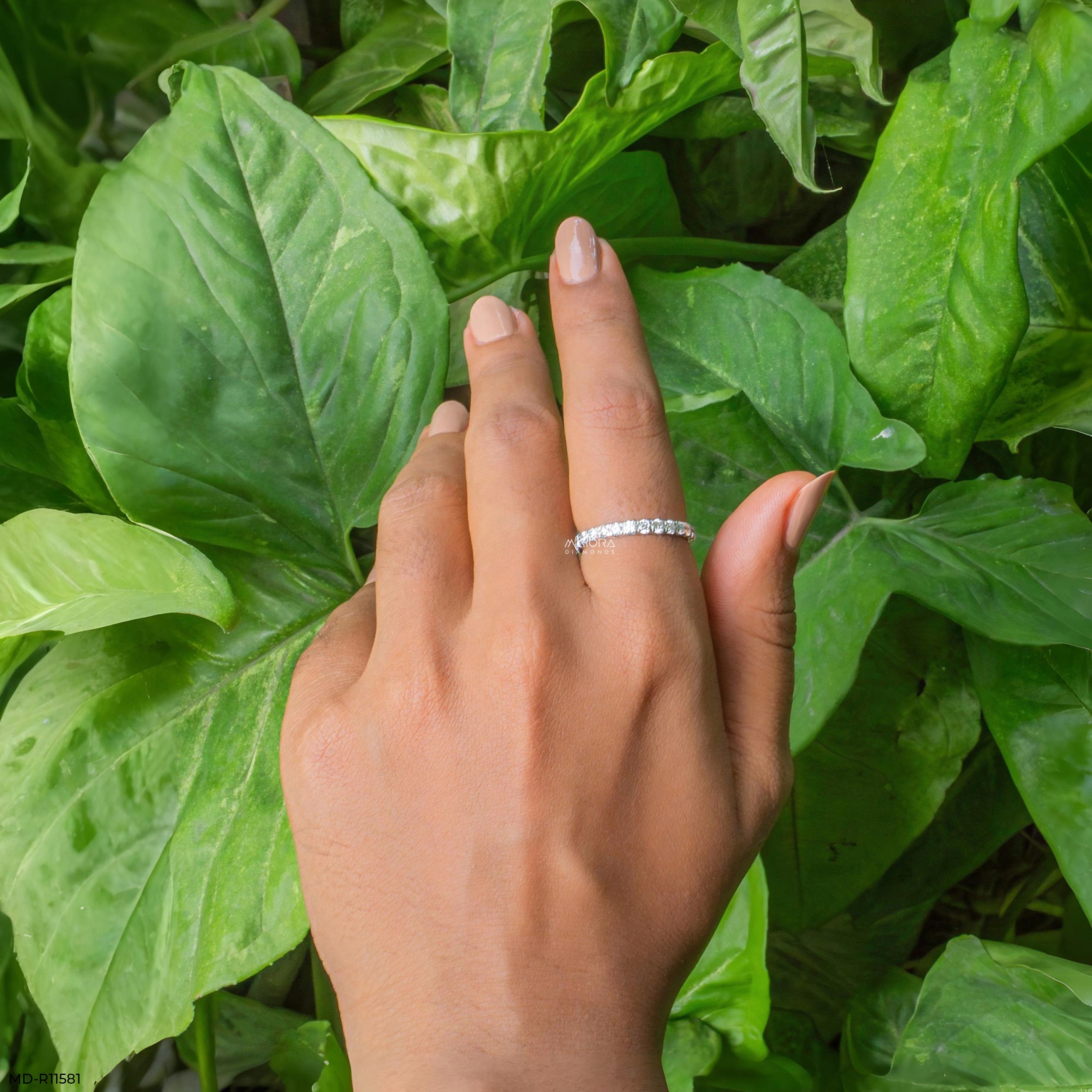Full Eternity Band 18K Yellow Gold