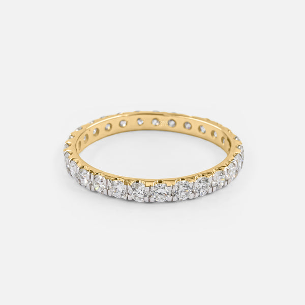 Full Eternity Band 14K Yellow Gold