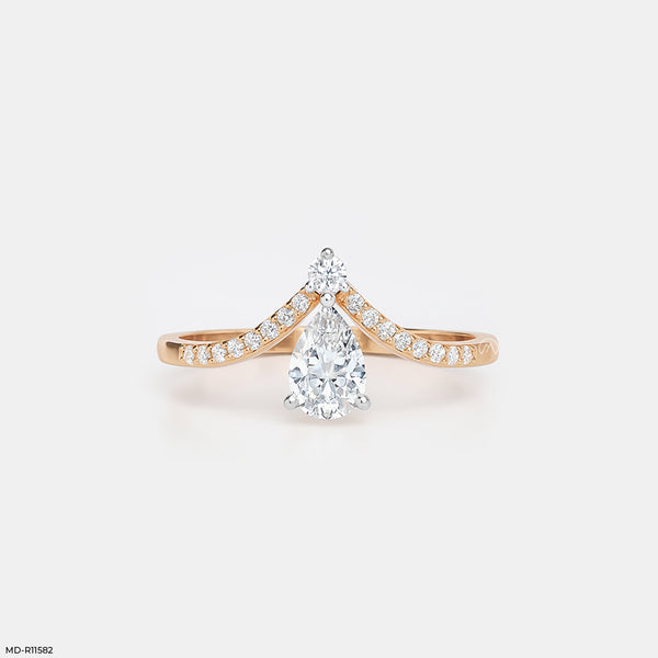 The Tundra Crown Ring 18K Rose Gold