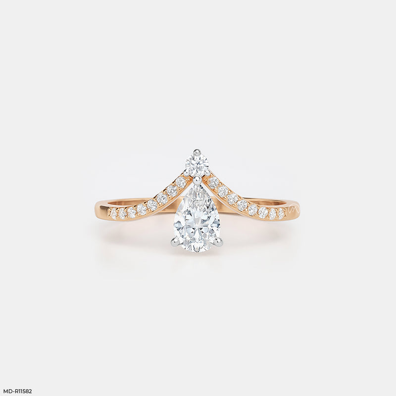 The Tundra Crown Ring 14K Yellow Gold