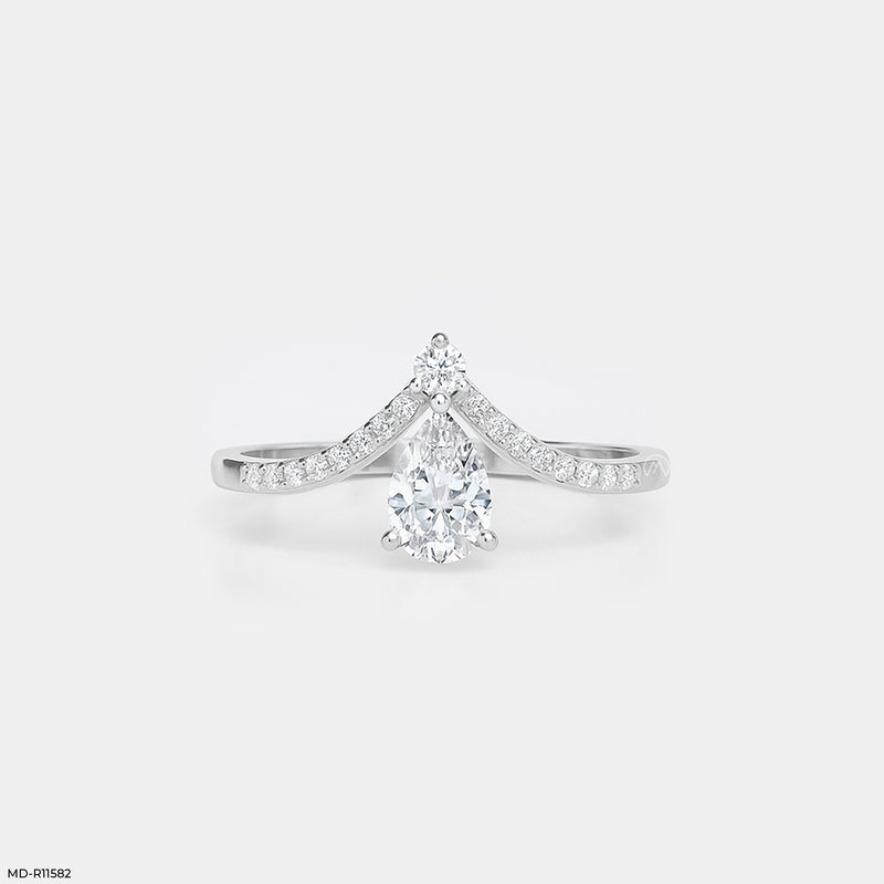 The Tundra Crown Ring 14K Yellow Gold