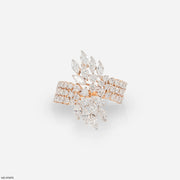 Celestial Sweep Cocktail Diamond Ring