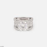 Velora Solitire Diamond Band Rings 9K Rose Gold