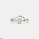 Arrow Cluster Vanki Diamond Ring Platinum 950